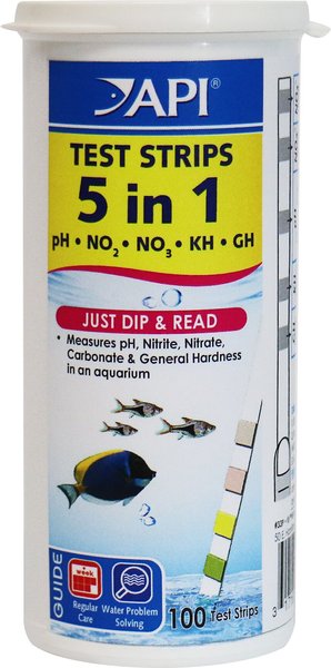 API 5 in 1 Freshwater & Saltwater Aquarium Test Strips