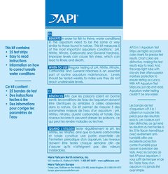 API 5 in 1 Freshwater & Saltwater Aquarium Test Strips, 25 count slide 2 of 7