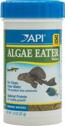 API Algae Eater Wafers Fish Food, 1.3-oz bottle