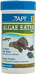 API Algae Eater Wafers Fish Food, 6.4-oz bottle
