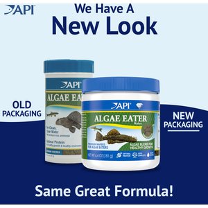 API Algae Eater Wafers Fish Food, 6.4-oz bottle
