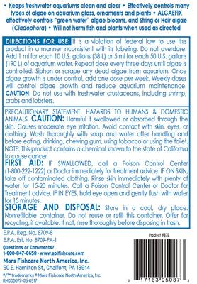 Show full view: API Algaefix Algae Control Aquarium Solution, 16-fl oz bottle slide 2 of 9