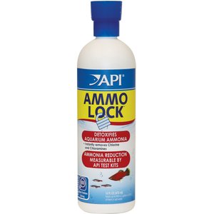 API Ammo-Lock Freshwater & Saltwater Aquarium Ammonia Detoxifier, 16-oz bottle