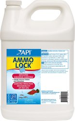 API Ammo-Lock Freshwater & Saltwater Aquarium Ammonia Detoxifier, 1-gal bottle