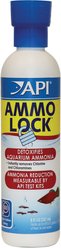 API Ammo-Lock Freshwater & Saltwater Aquarium Ammonia Detoxifier, 8-oz bottle