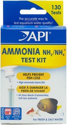 API Ammonia Freshwater & Saltwater Aquarium Test Kit, 130 count