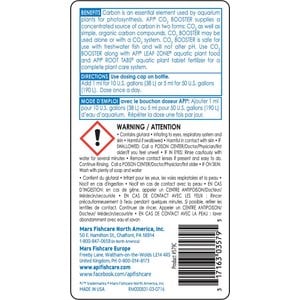 API CO2 Booster Freshwater Aquarium Plant Care Treatment, 8-oz bottle