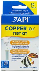 API Copper Cu+ Freshwater & Saltwater Aquarium Test Kit, 90 count