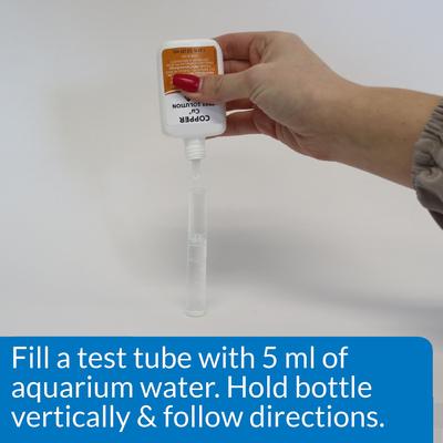Show full view: API Copper Cu+ Freshwater & Saltwater Aquarium Test Kit, 90 count slide 4 of 9