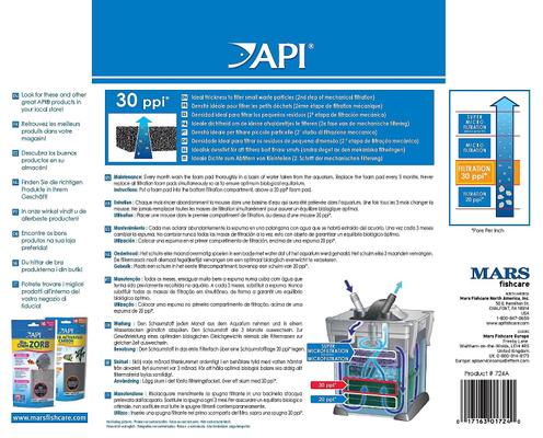 Show full view: API Filstar XP Aquarium Filtration Pads, 30 ppi slide 2 of 6