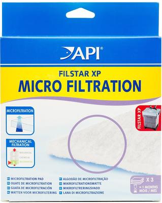 Show full view: API Filstar XP Microfiltration Aquarium Canister Filter Filtration Pads, 3 count slide 1 of 3