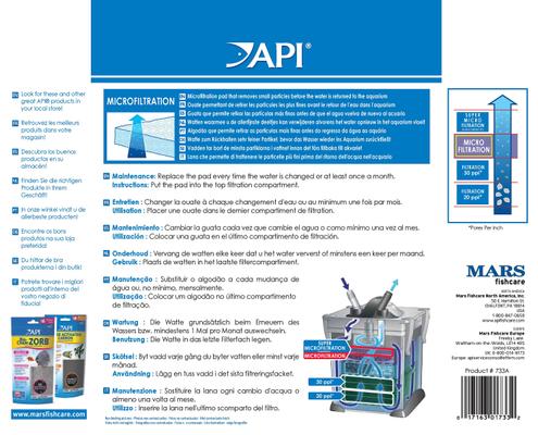 Show full view: API Filstar XP Microfiltration Aquarium Canister Filter Filtration Pads, 3 count slide 2 of 3