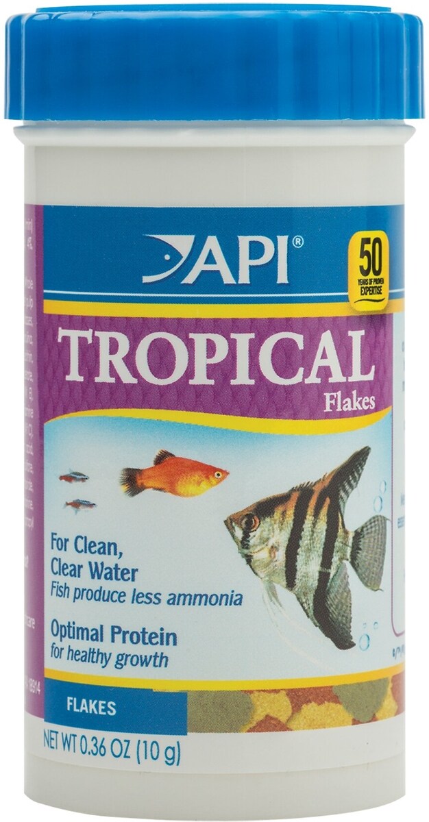 API Flakes Tropical Fish Food, .36-oz bottle - Chewy.com