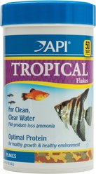 API Flakes Tropical Fish Food, 5.7-oz bottle