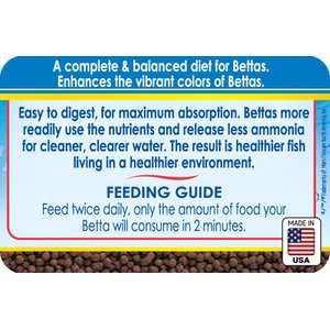 API Floating Pellet Betta Fish Food, .78-oz bottle