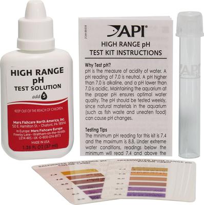 Show full view: API High Range pH Fresh & Salt Water Aquarium Test Kit, 160 count slide 3 of 8