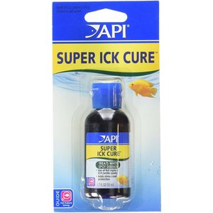 API LIQUID SUPER ICK CURE Freshwater & Saltwater Fish Medication, 1.25-oz bottle