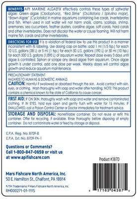 Show full view: API Marine ALGAEFIX Algae Control 16-fl oz bottle slide 2 of 9