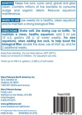 Show full view: API Marine Stress Zyme Saltwater Aquarium Cleaning Solution, 16-fl oz bottle slide 2 of 9