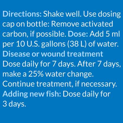 Show full view: API Melafix Freshwater Fish Bacterial Infection Remedy, 64-fl oz bottle slide 6 of 10
