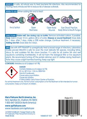 Show full view: API Melafix Freshwater Fish Infection Remedy, 16-fl oz bottle slide 2 of 10