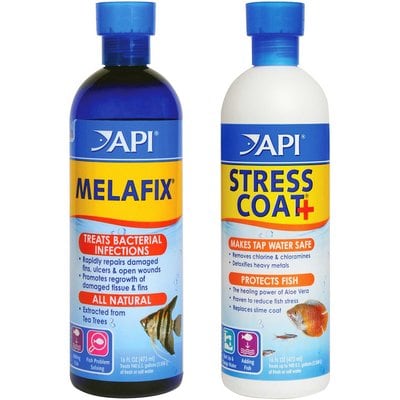 API API Melafix Freshwater Fish Infection Remedy + Stress Coat Aquarium Water Conditioner