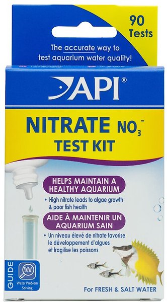 API Nitrate NO3 Freshwater & Saltwater Aquarium Test Kit, 90 count