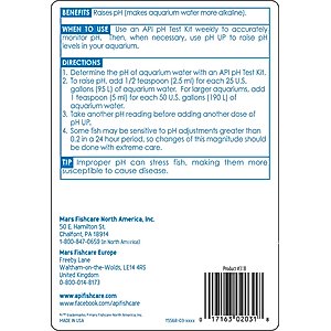 API pH Up Freshwater Aquarium Water Treatment, 16-oz bottle