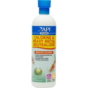 API Pond Chlorine & Heavy Metal Neutralizer, 16-fl oz bottle