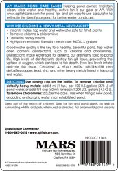 API Pond Chlorine & Heavy Metal Neutralizer, 16-fl oz bottle slide 2 of 7