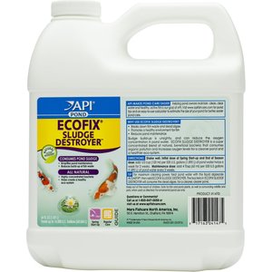 API Pond Ecofix Sludge Destroyer Pond Water Clarifier & Sludge Remover, 64-fl oz bottle