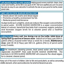 API Pond Ecofix Sludge Destroyer Pond Water Clarifier & Sludge Remover, 64-fl oz bottle slide 2 of 5