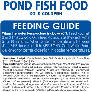 API Pond Koi & Goldfish Food, 2.68-lb bag