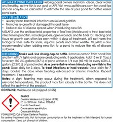 API Pond Melafix for Bacterial Infections in Fish, 64-fl oz bottle slide 2 of 6