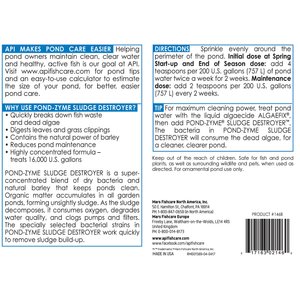 API Pond-Zyme Sludge Destroyer Pond Sludge Remover, 16-oz bottle