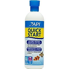 API Quick Start Freshwater & Saltwater Aquarium Water Treatment, 16-fl oz bottle