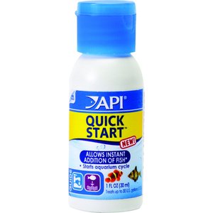 API Quick Start Freshwater & Saltwater Aquarium Water Treatment, 1-fl oz bottle