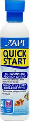 API Quick Start Freshwater & Saltwater Aquarium Water Treatment, 8-fl oz bottle
