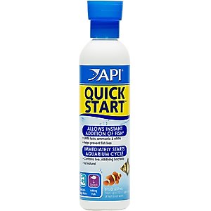 API Quick Start Freshwater & Saltwater Aquarium Water Treatment, 8-fl oz bottle