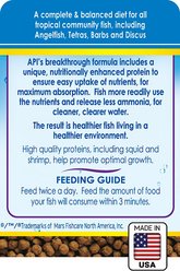 API Sinking Pellets Tropical Fish Food, 1.6-oz bottle slide 2 of 7
