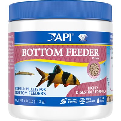 API API Bottom Feeder Optimal Protein Sinking Shrimp Fish Food, 4-oz