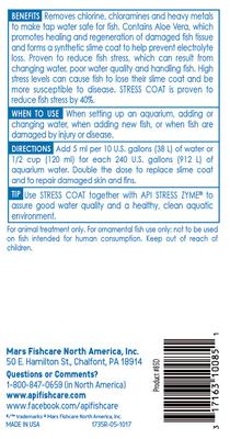 Show full view: API Stress Coat Aquarium Water Conditioner, 1-gal bottle slide 2 of 10