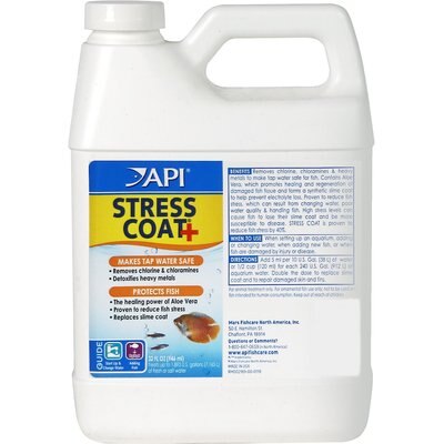 API API Stress Coat Aquarium Water Conditioner, 32-fl oz bottle