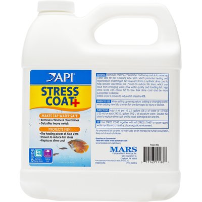 API API Stress Coat Aquarium Water Conditioner, 64-fl oz bottle