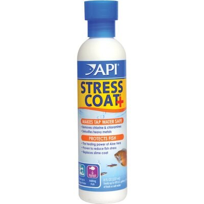 API API Stress Coat Aquarium Water Conditioner, 8-fl oz bottle