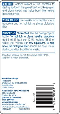 Show full view: API Stress Zyme Freshwater & Saltwater Aquarium Water Cleaner, 1-fl oz bottle slide 2 of 9