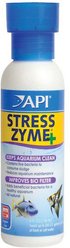 API Stress Zyme Freshwater & Saltwater Aquarium Water Cleaner, 4-fl oz bottle