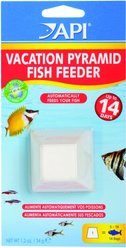 API Vacation Pyramid Fish Food Feeder, 14 days, bundle of 2