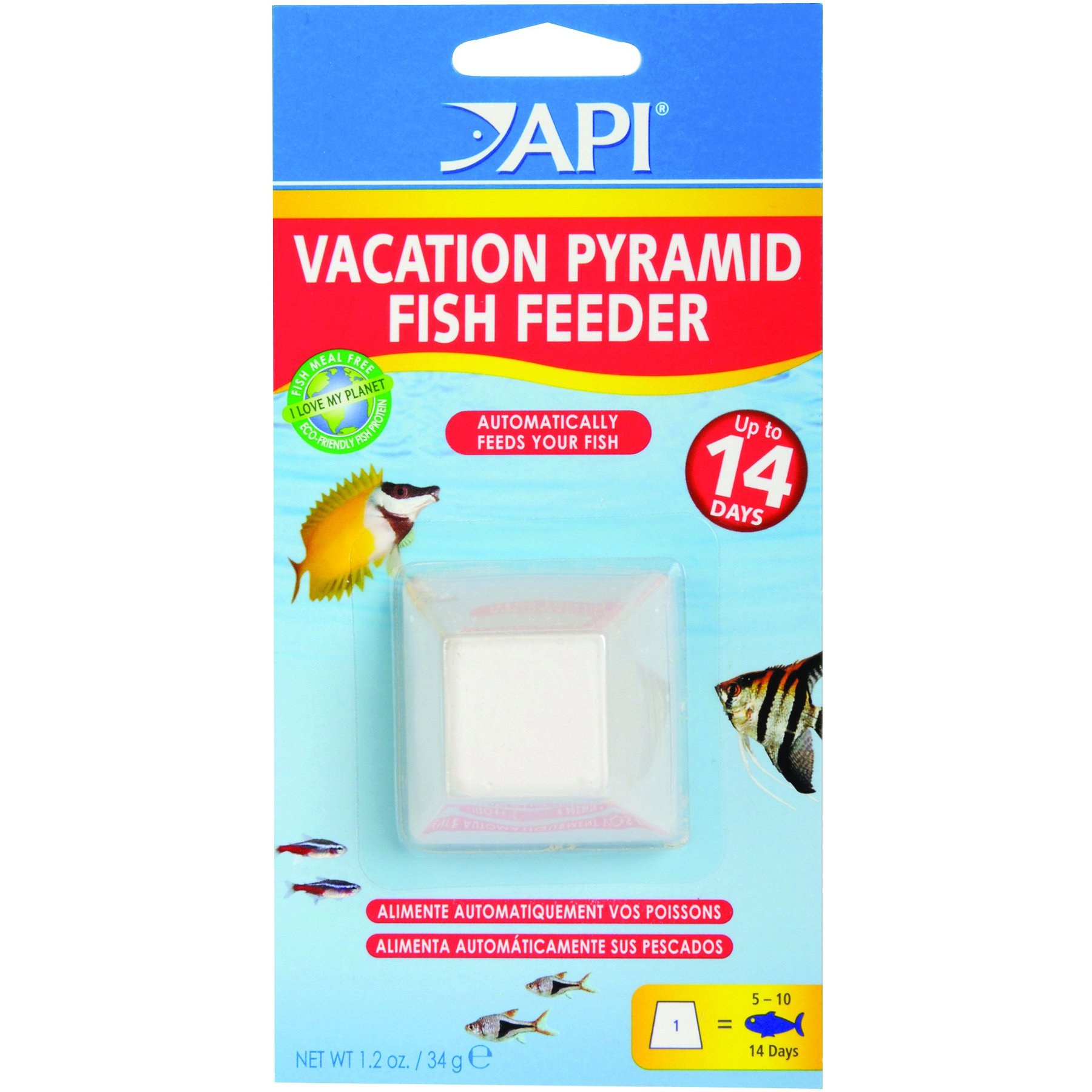 API VACATION PYRAMID FISH FEEDER API VACATION PYRAMID FISH FEEDER