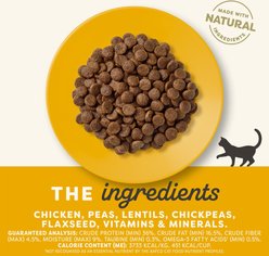 Applaws Adult Complete Chicken Recipe with Country Vegetables Grain-Free Dry Cat Food, 4-lb bag slide 2 of 6